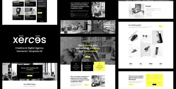 Xerces – Creative & Digital Agency Elementor Template Kit