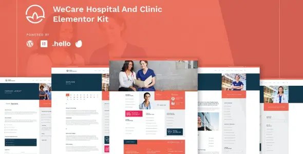 WeCare – Hospital & Clinic Elementor Template Kit